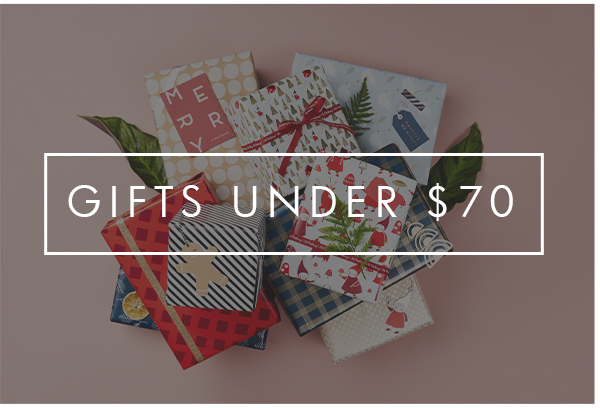 Gifts under $70. 