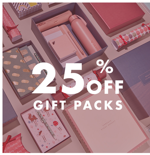 25% off Gift Packs. 