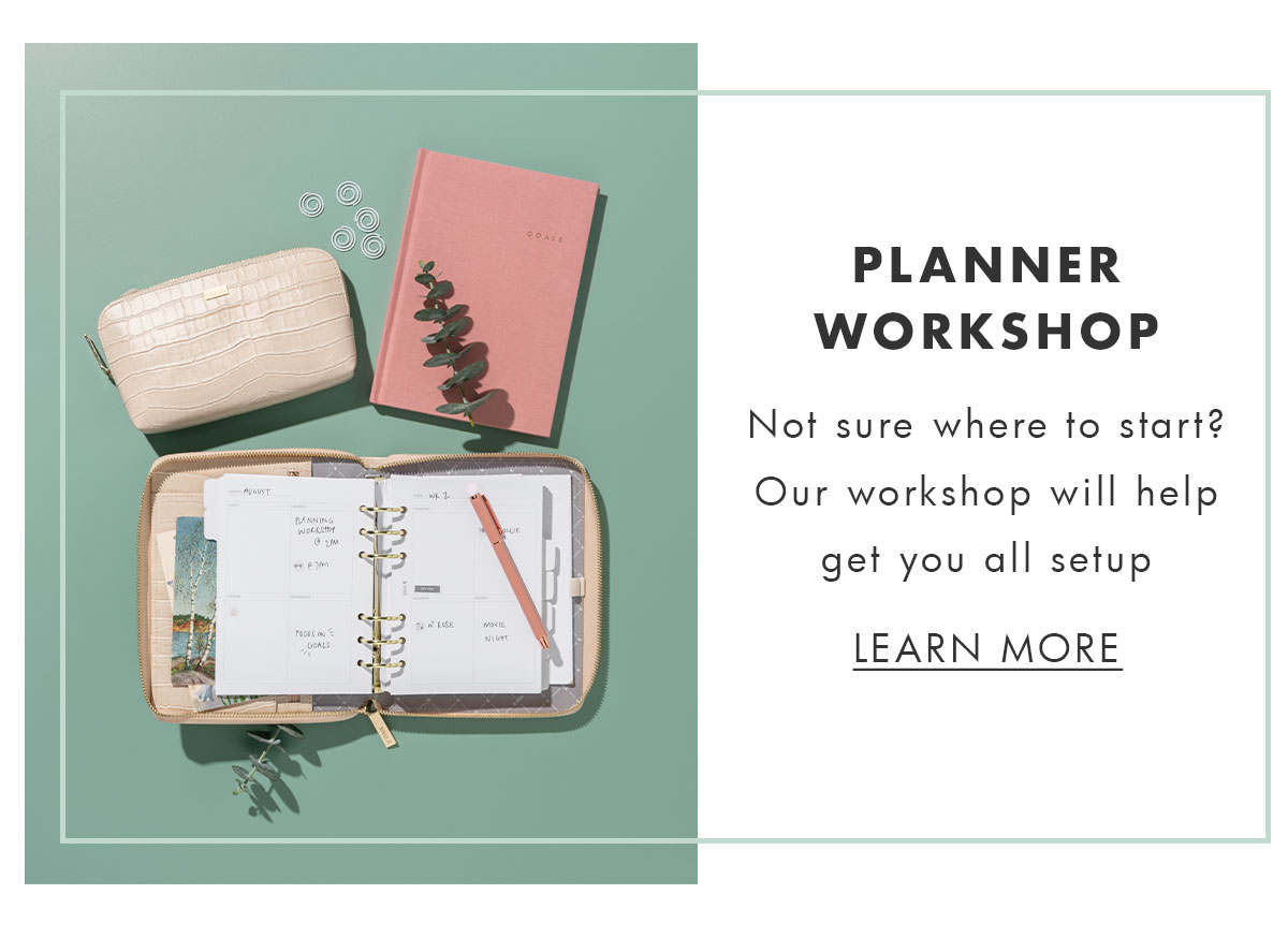 Planner workshops. Learn more.