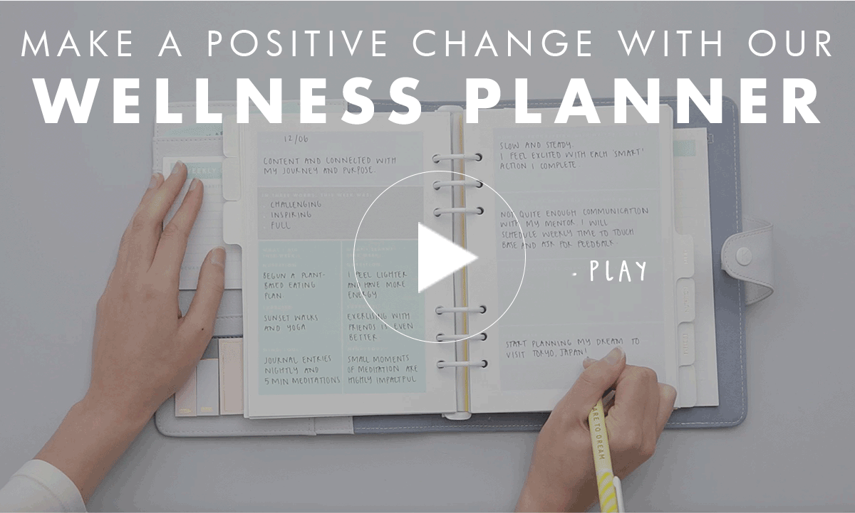Make a positive change with our Wellness Planner. 