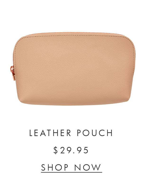 Leather Pouch. Shop now. 