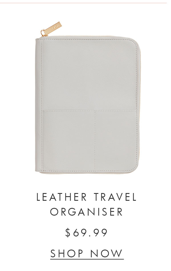 Leather Travel Organiser. Shop now. 