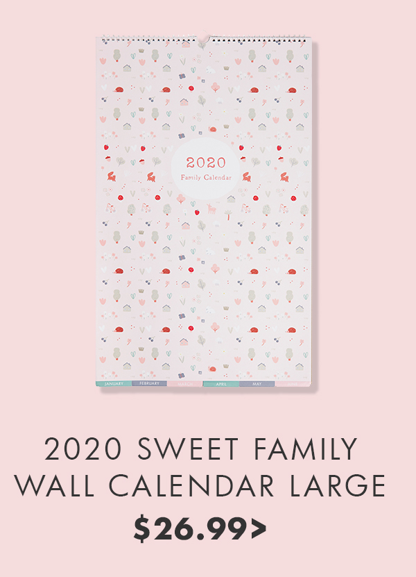 2020 Sweet Family Wall Calendar Large. Shop now.
