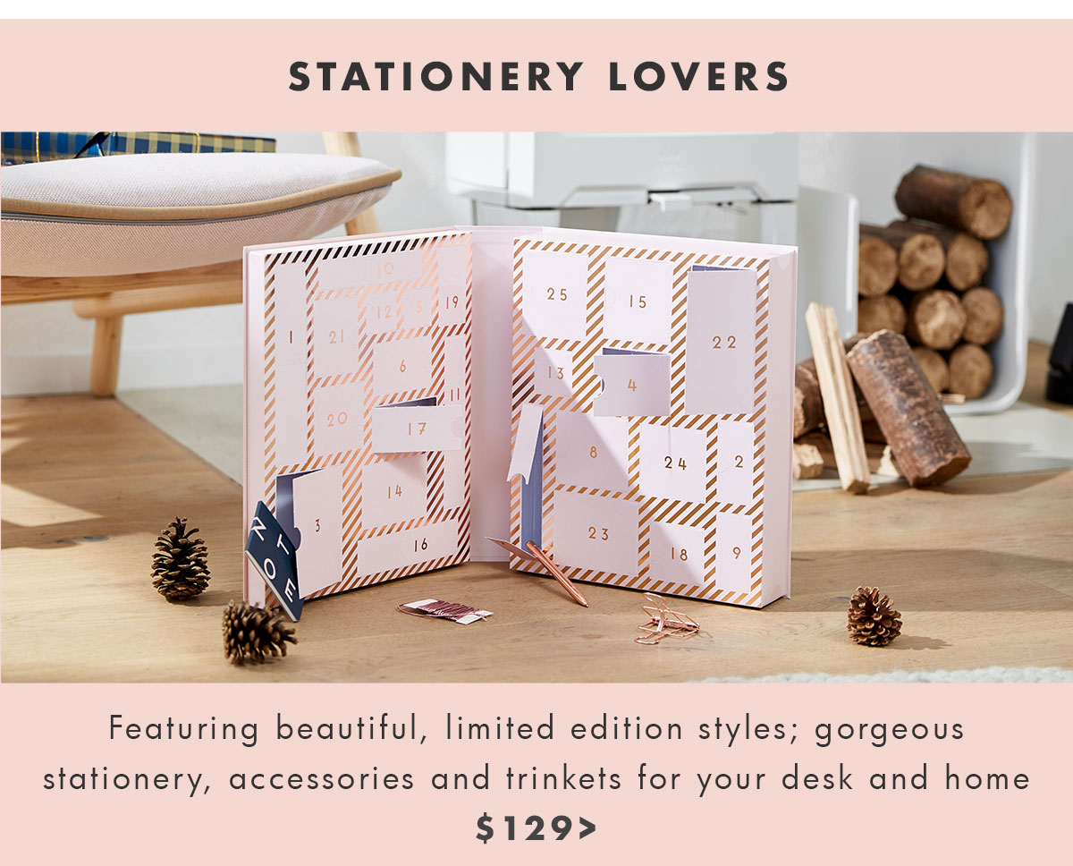 Stationery lovers. Limited edition styles and gorgeous accessories and trinkets for your desk and home. Shop now. 