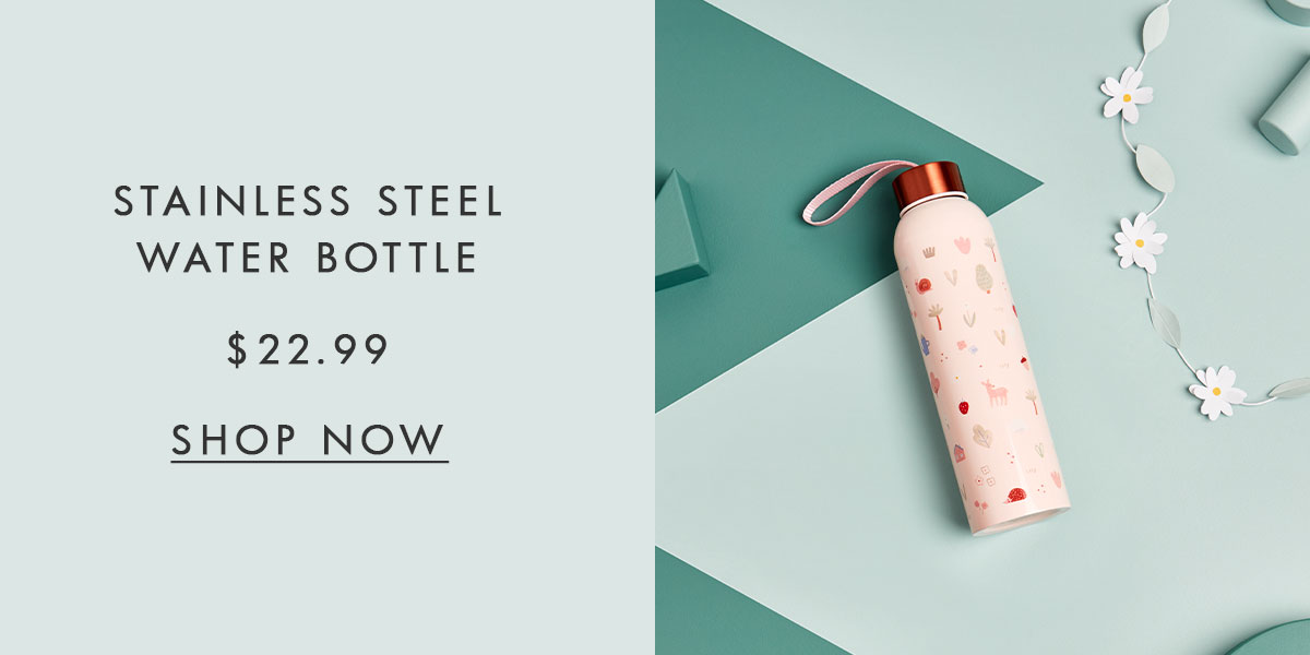Stainless Steel Water Bottle. Shop now.