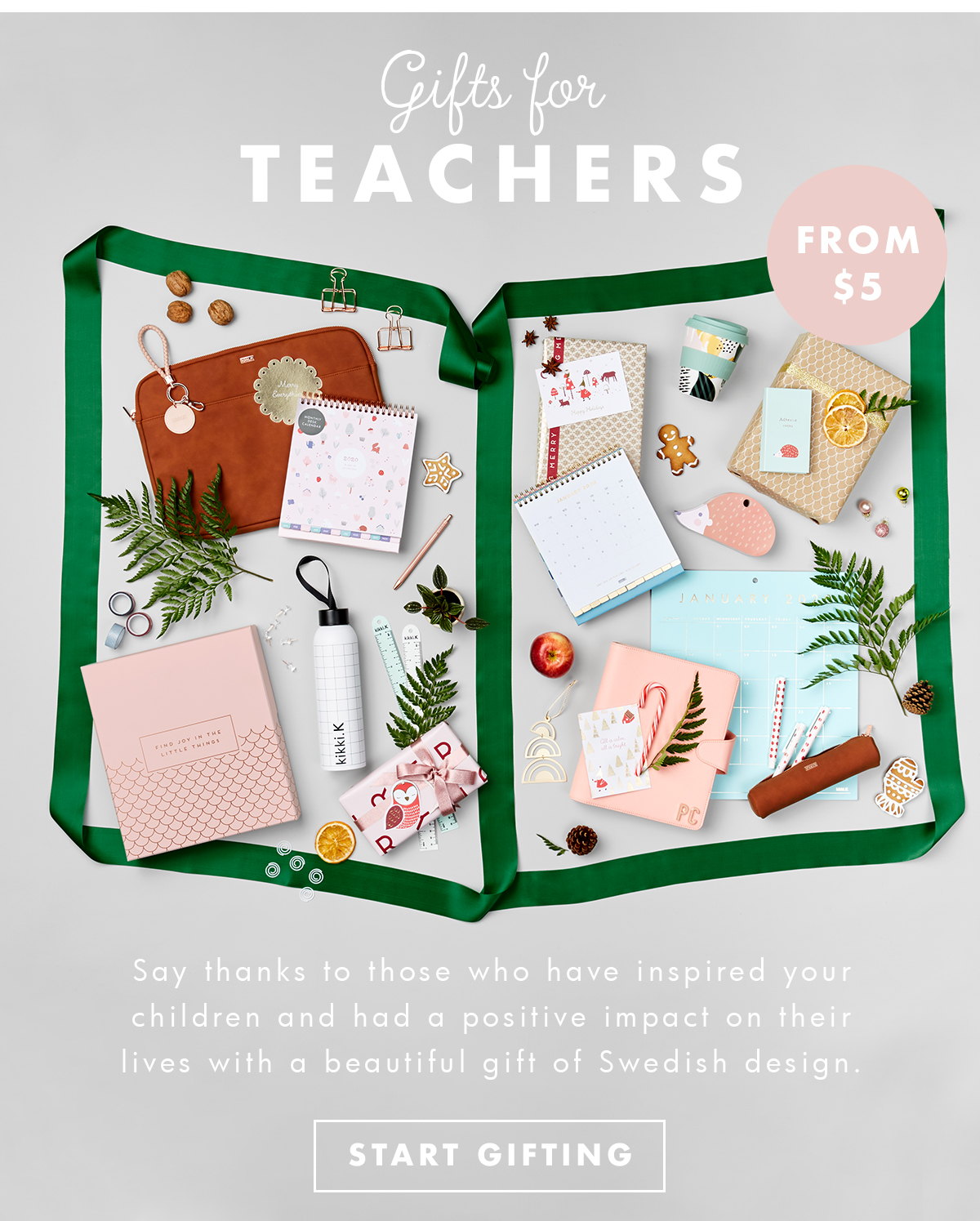 Gifts for teachers! Starting from just $5. 