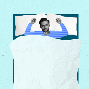 Man in bed